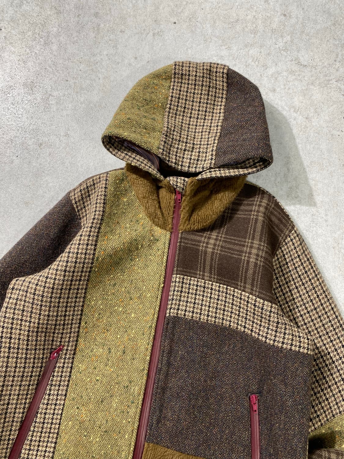 [M] VOO 재패니즈 빈티지 패치워크 후드집업 자켓 상품이미지2