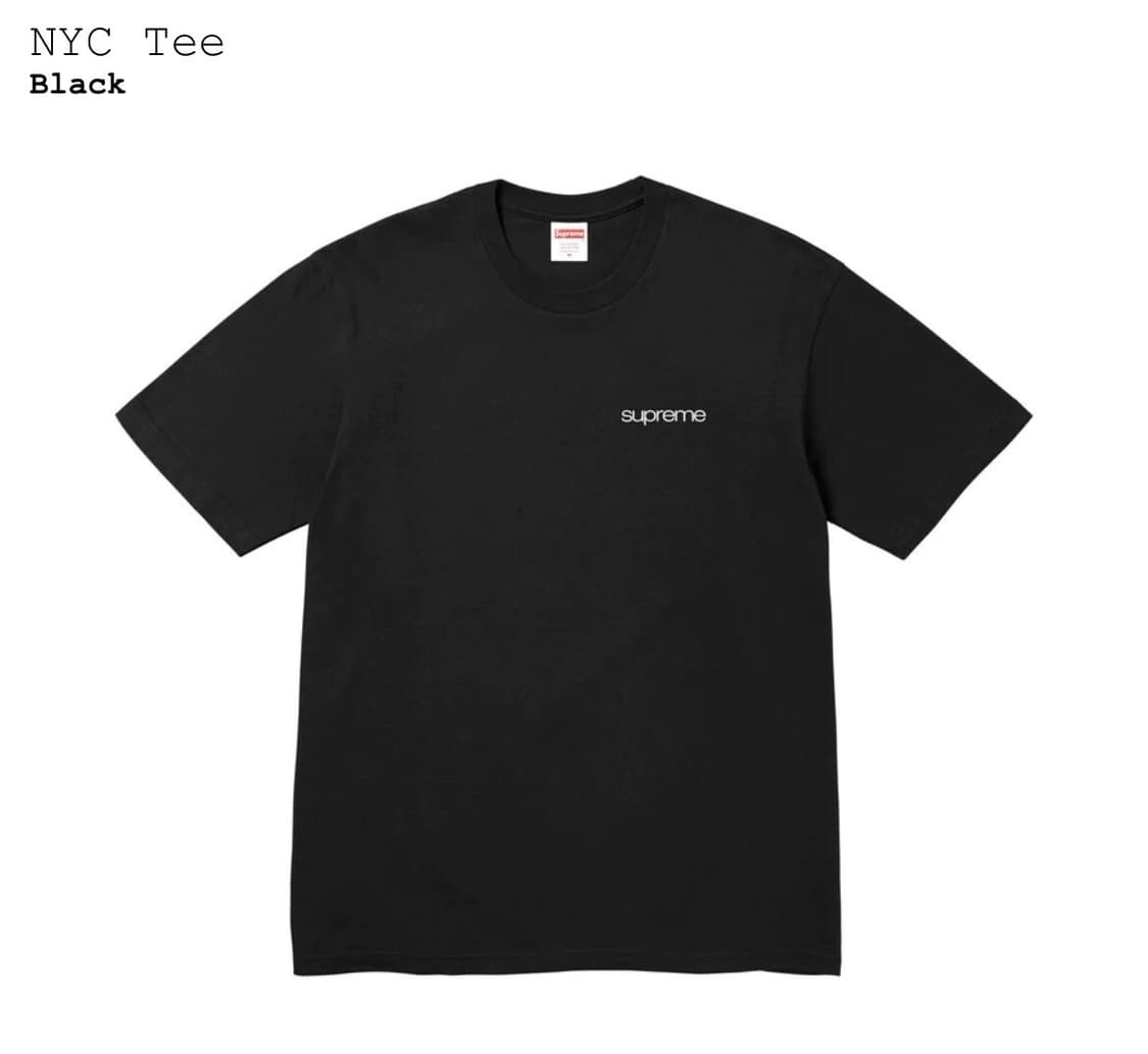 [L] 슈프림 NYC 티셔츠 상품이미지1
