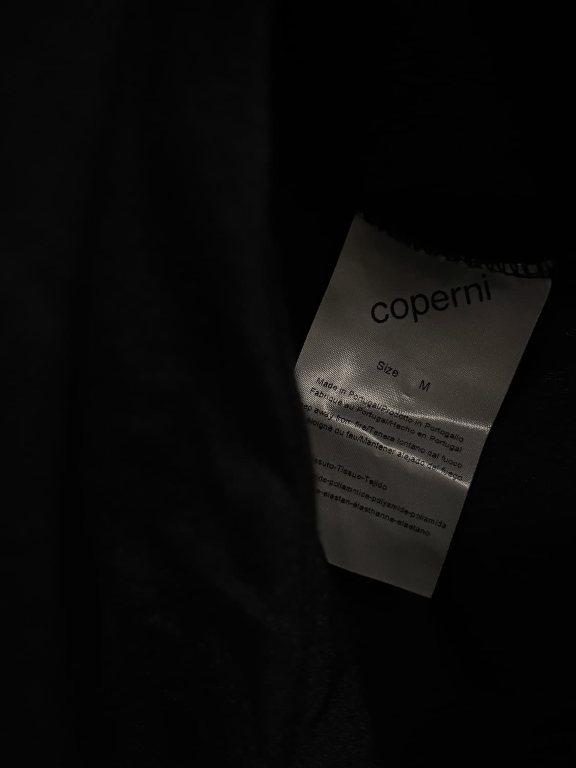 코페르니 하이넥 져지티셔츠 블랙 상품이미지3