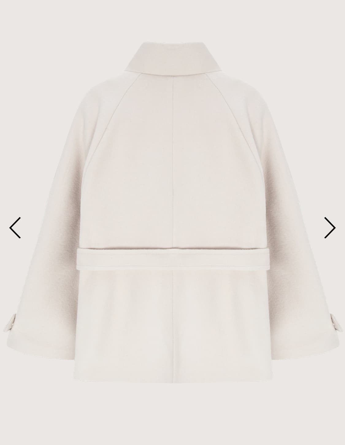 벨리아르 밀키 트렌치 울 코트 연한 크림핑크 (무료배송) 상품이미지4