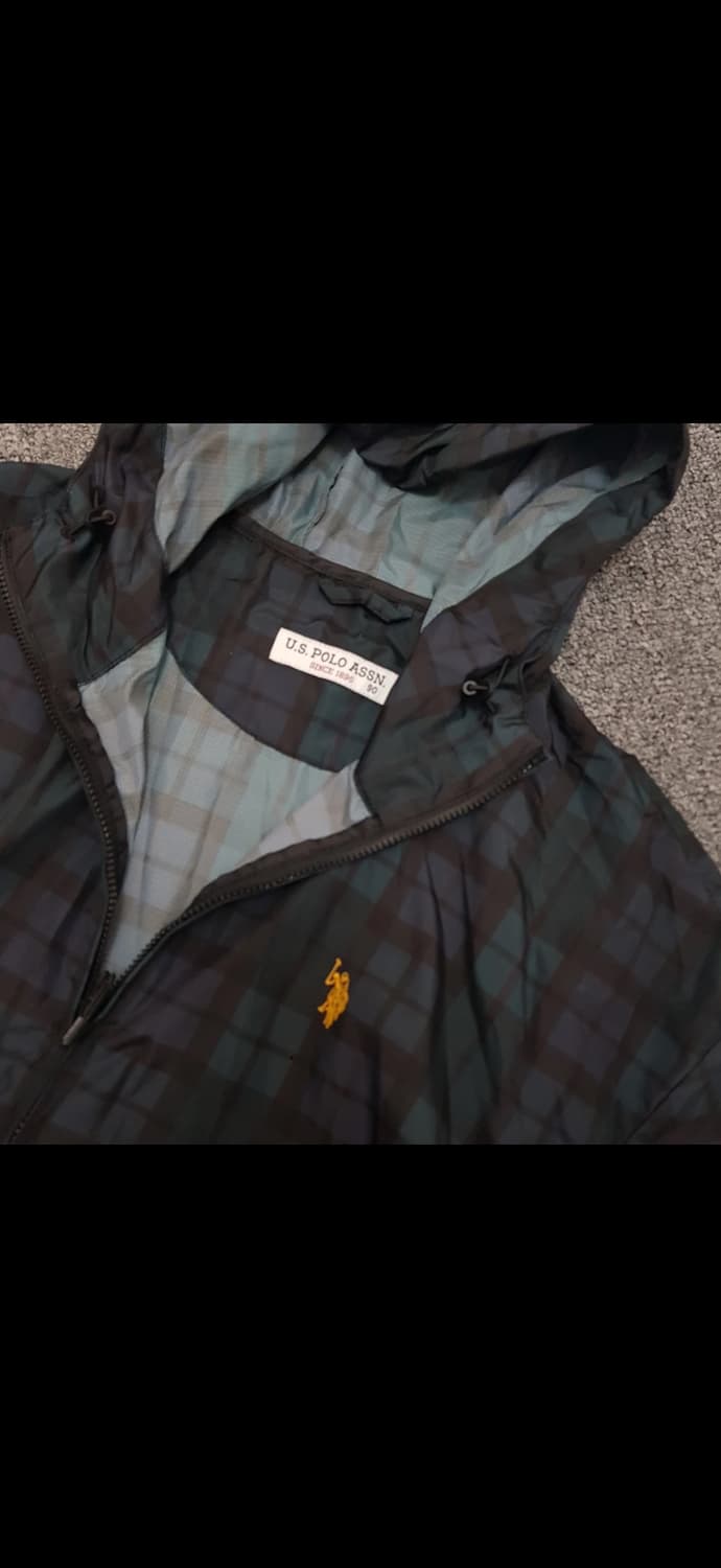 U.S. 폴로 어슨 체크 바람막이 상품이미지2