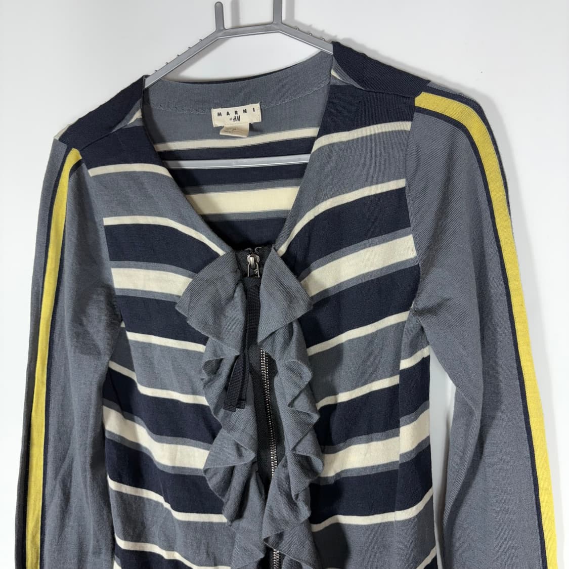 Marni x h&m 프릴 집업 가디건 상품이미지3