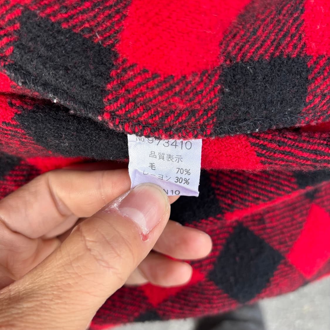 페어쉐인 헤비 울 버팔로 체크 셔츠 상품이미지6