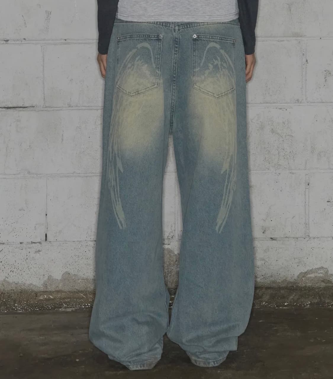 [사은품까지] 엔젤 빈티지 워싱 핀턱팬츠 (BLUE, 2 size) 상품이미지5