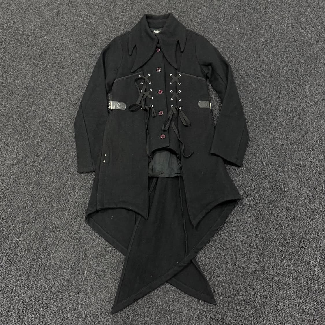 DARK REDROM H.naoto (H.jelly) 울 코트 상품이미지1