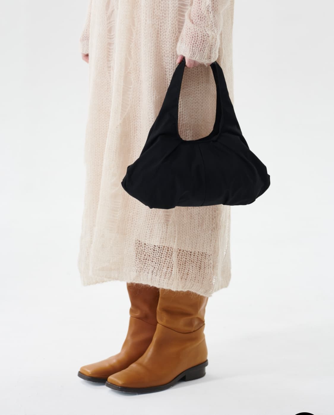 오타이 러슬링 핸드 백 블랙 상품이미지3