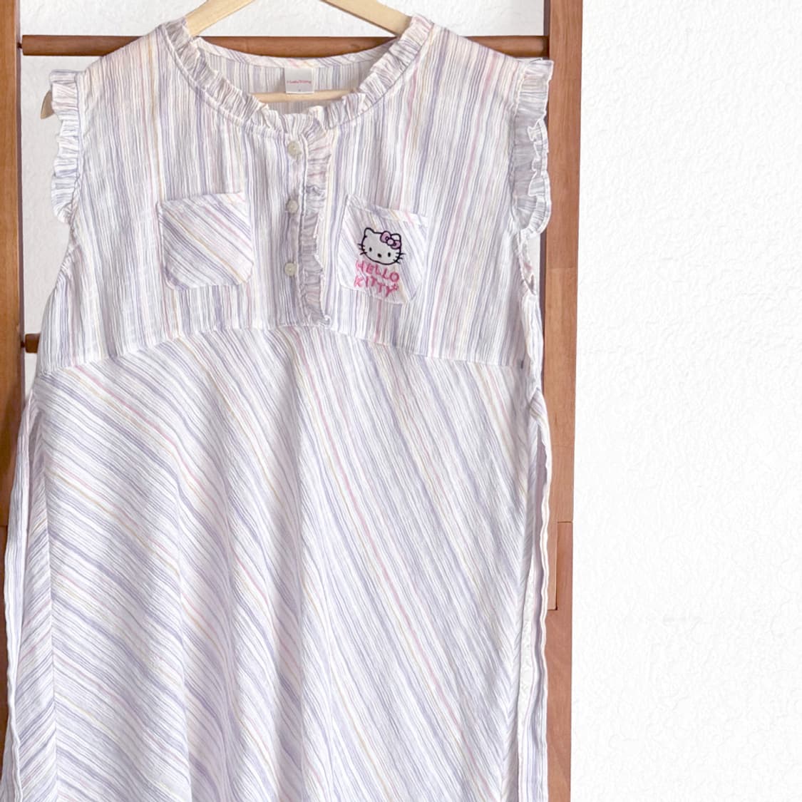 포켓 헬로 키티 스트라이프 원피스 상품이미지2