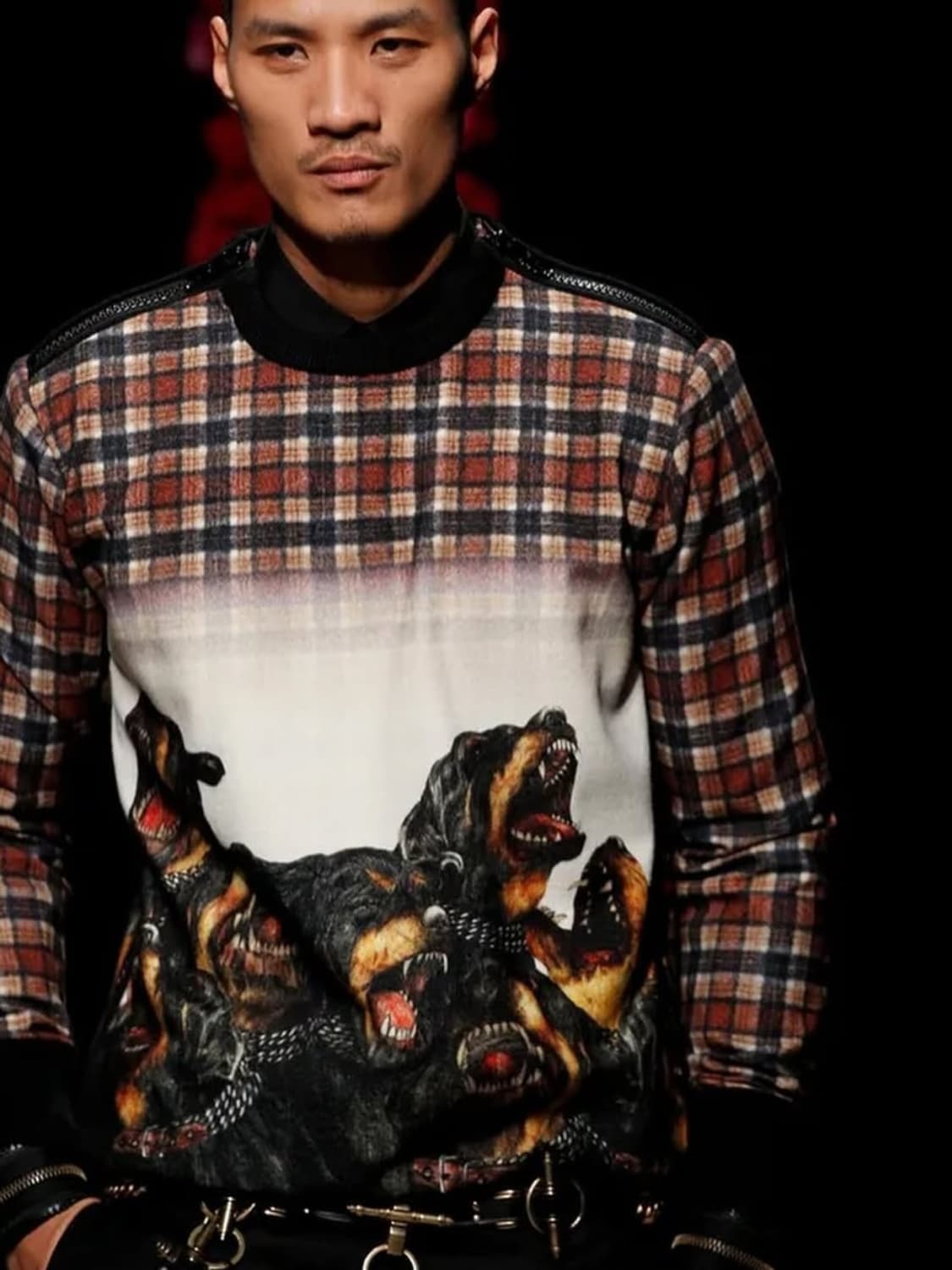 [S] 지방시 FW11 타탄 로트와일러 스웻셔츠 상품이미지1