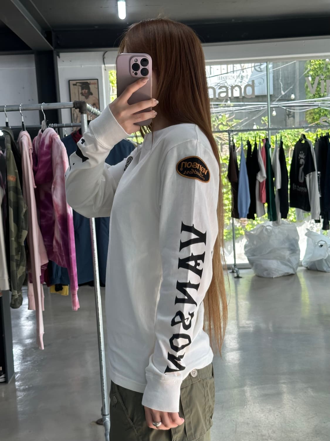 벤슨 x T.F.O.A 스컬윙 American 패치 롱슬리브 상품이미지3