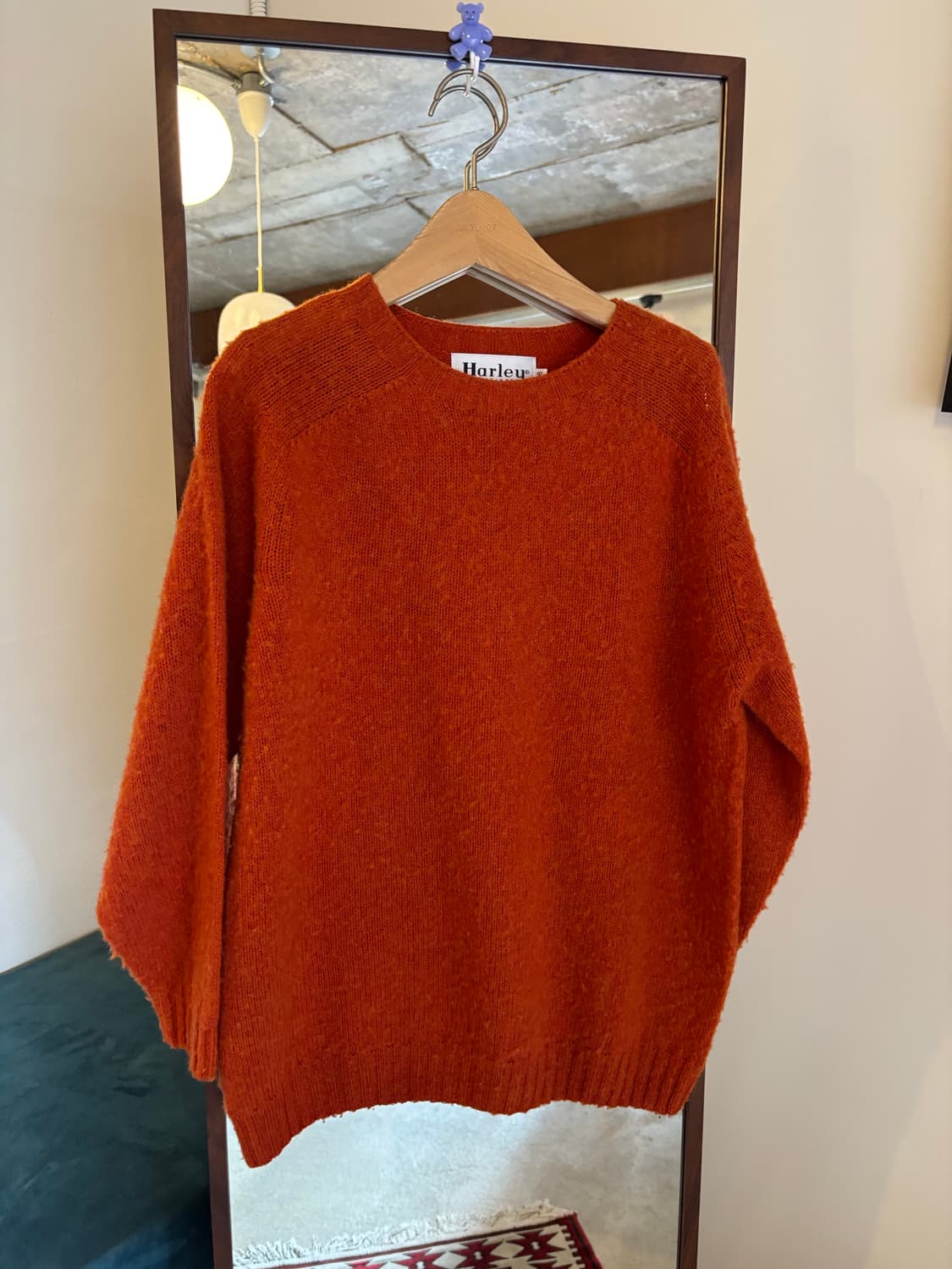 Harley 오렌지색 니트 스웨터 상품이미지2