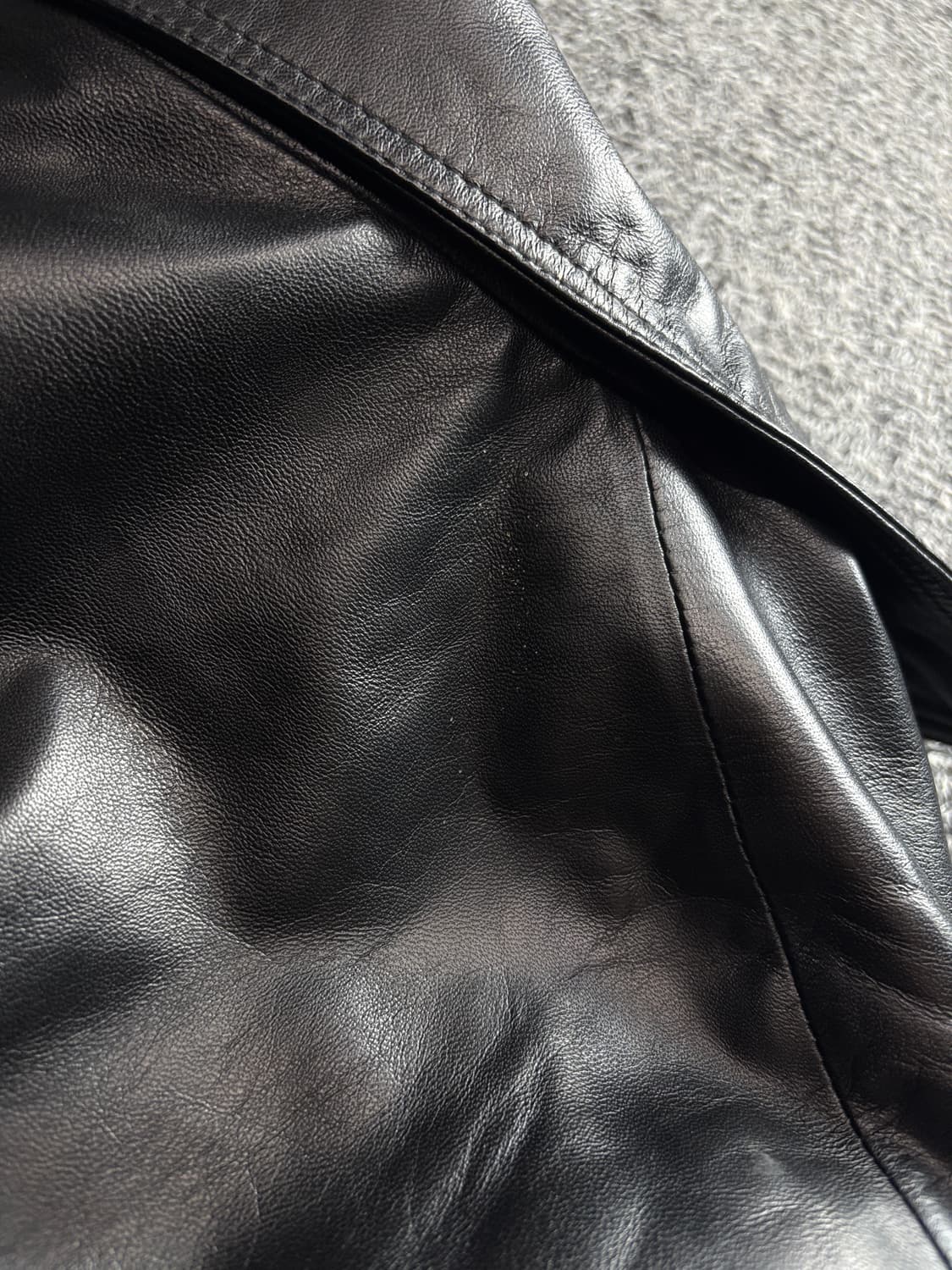 빈티지 아카이브 램스킨 봄버 레더 자켓 3362 상품이미지5