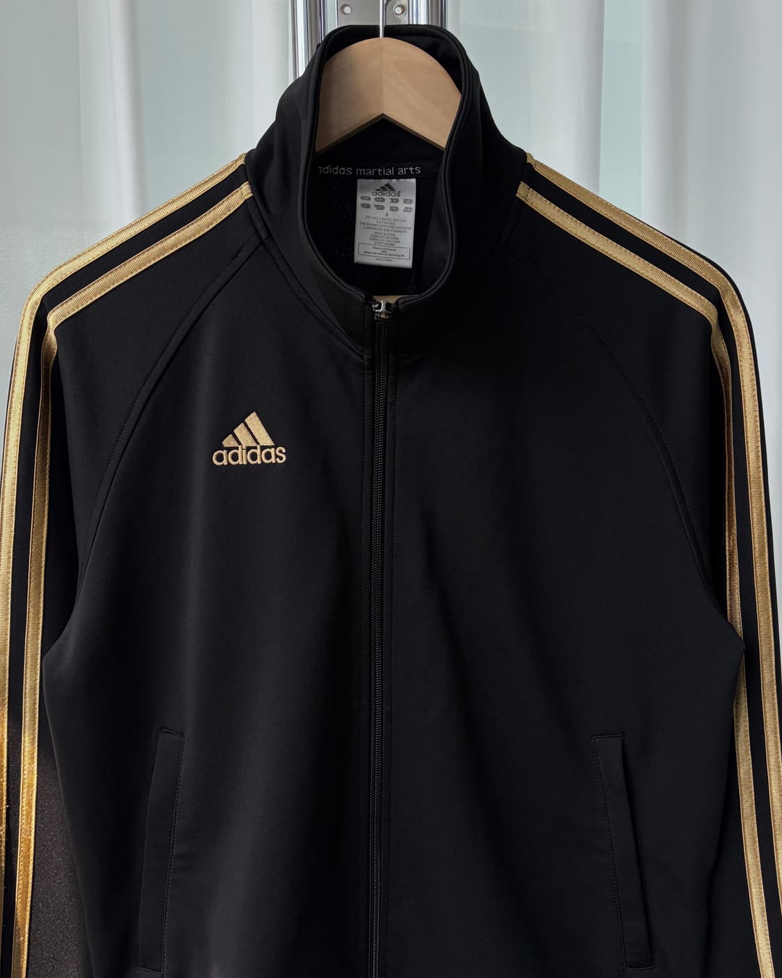 [S]아디다스 마샬아츠 검골 블랙 골드 트랙탑 져지 상품이미지4