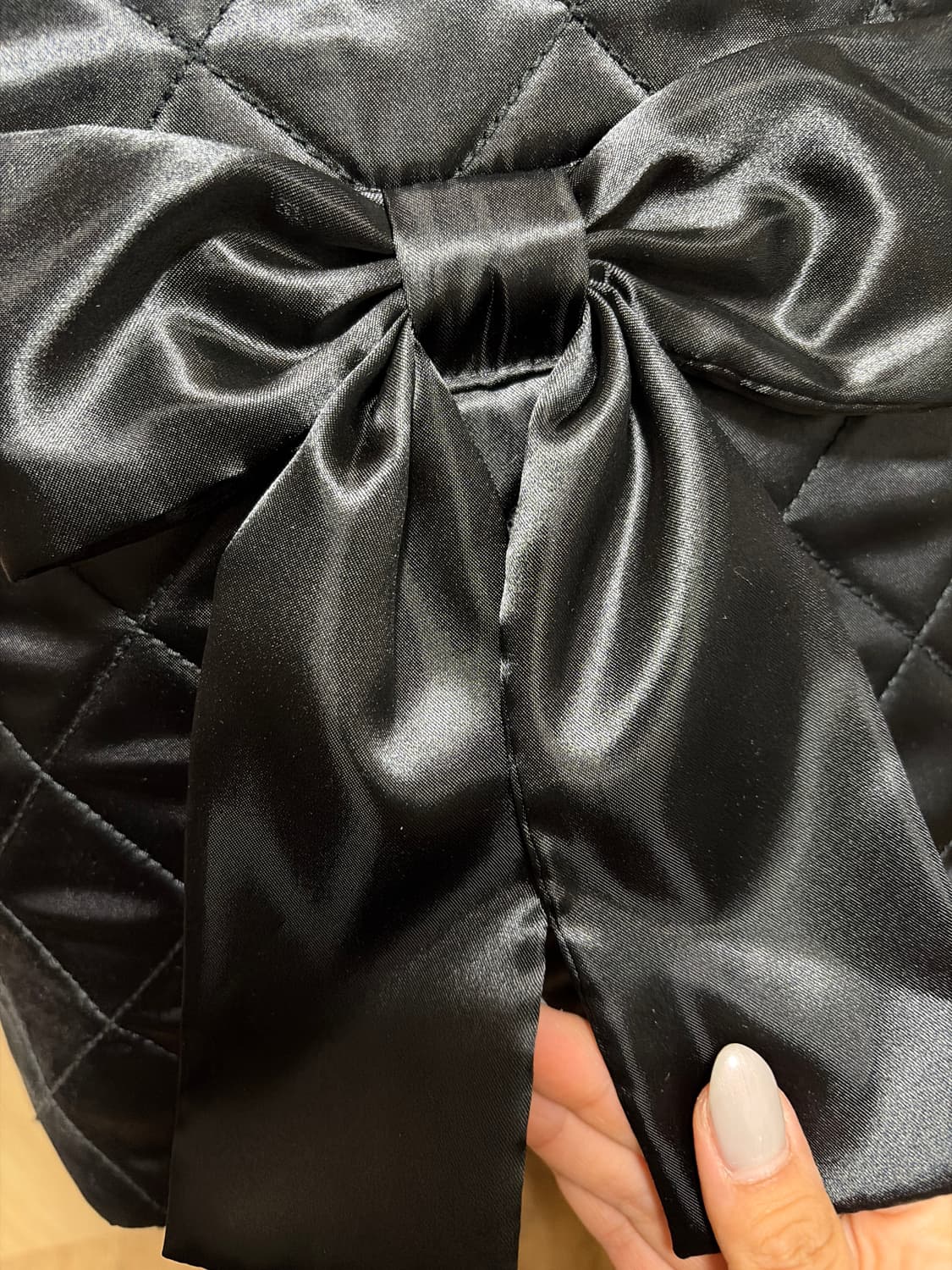 모리걸 리본 숄더백 도트백 상품이미지2