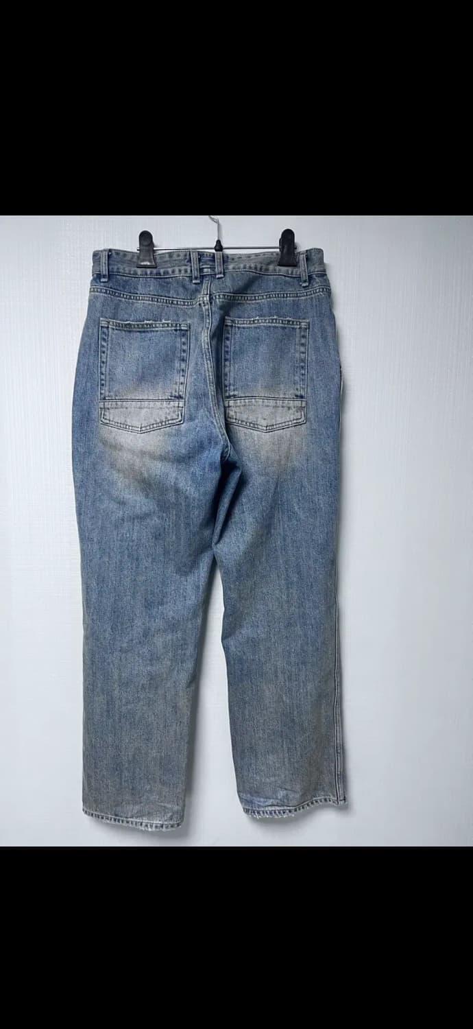 러프사이드 드레이프 데님 팬츠 라이트블루 2사이즈 상품이미지3