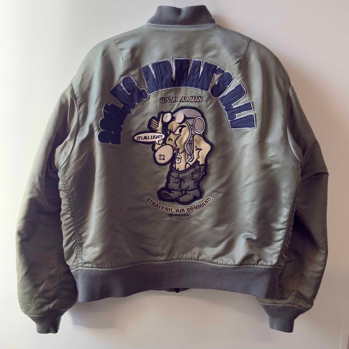 테드 컴퍼니 USAF 데빌 보이즈 MA-1 항공점퍼 상품이미지8