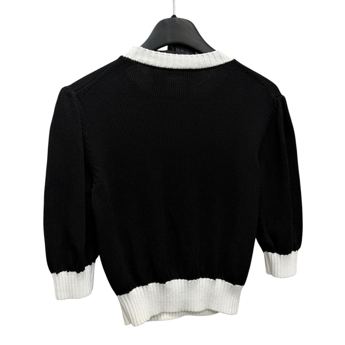 프라다 미니 로고 크롭 코튼 니트 (55)  상품이미지6