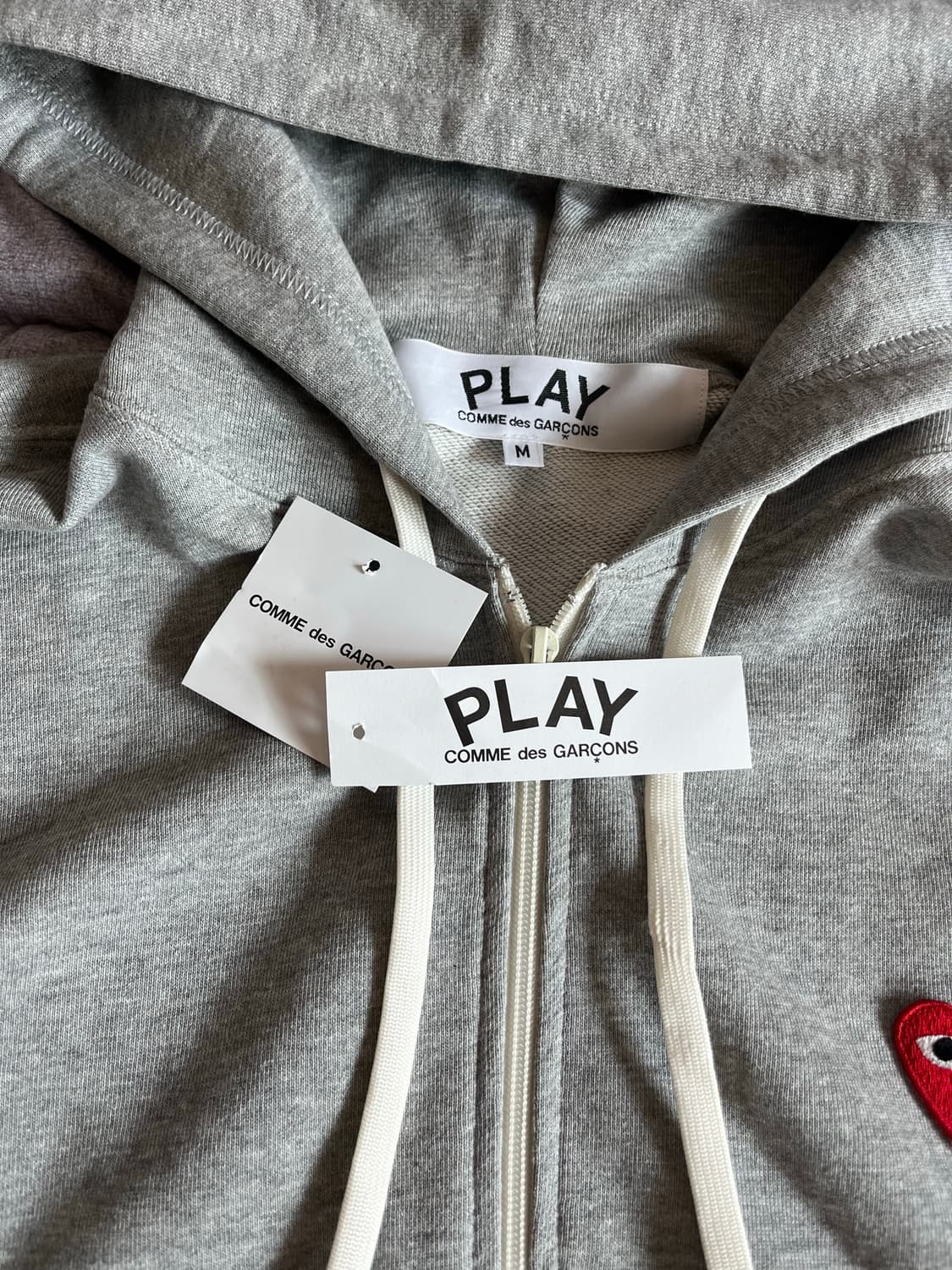 꼼데가르송 후드집업M 상품이미지2