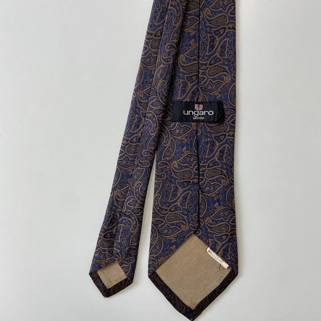 웅가로 페이즐리 (UNGARO)명품 정품 넥타이 8.3cm 상품이미지3