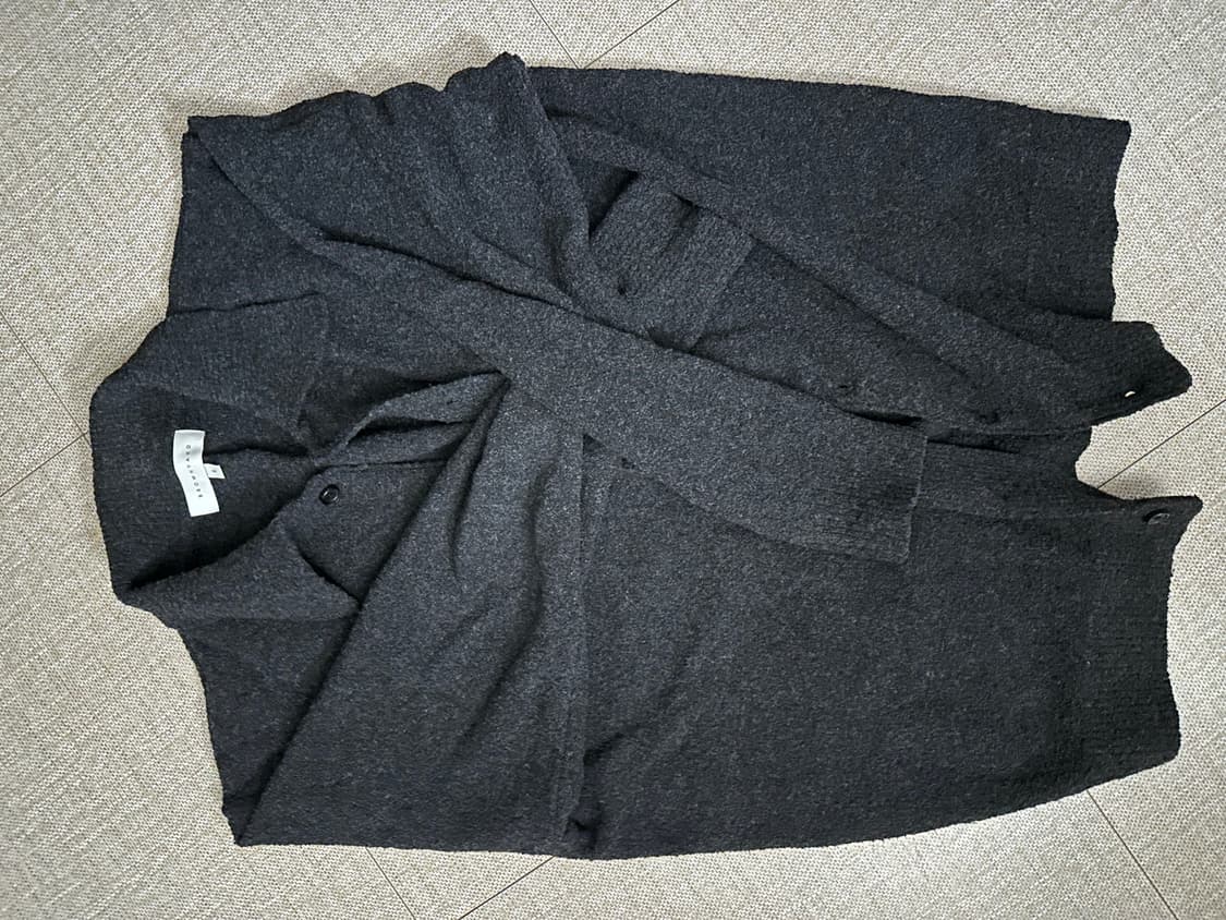 브라운야드 카라 가디건 차콜 5 상품이미지1