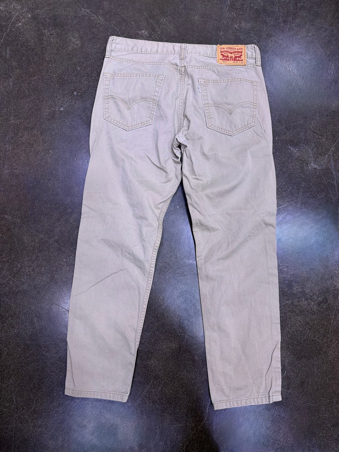 리바이스 511 슬림핏 베이지 코튼팬츠 34 상품이미지2