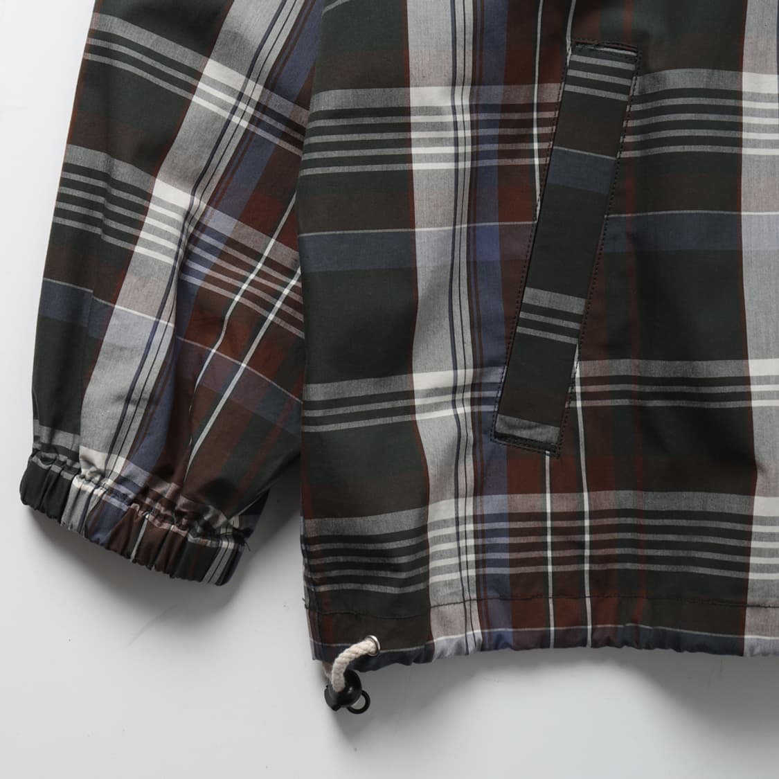 케보즈 KEBOZ Check Half Zip-up Hooded Shirt 상품이미지10