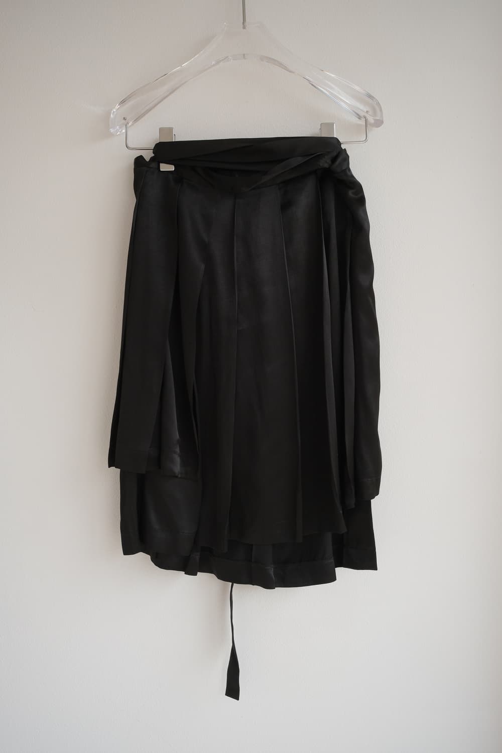 Satin wrap skirt  상품이미지9