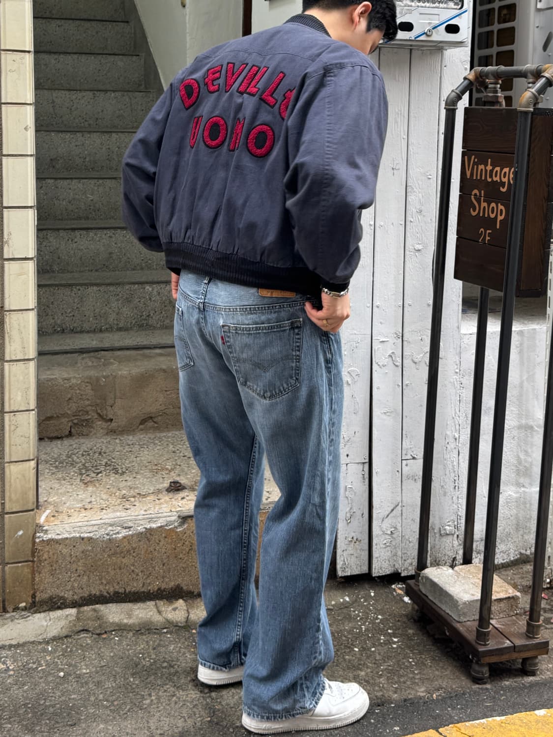 90s Deville Uomo 봄버 자켓(O81) 상품이미지2