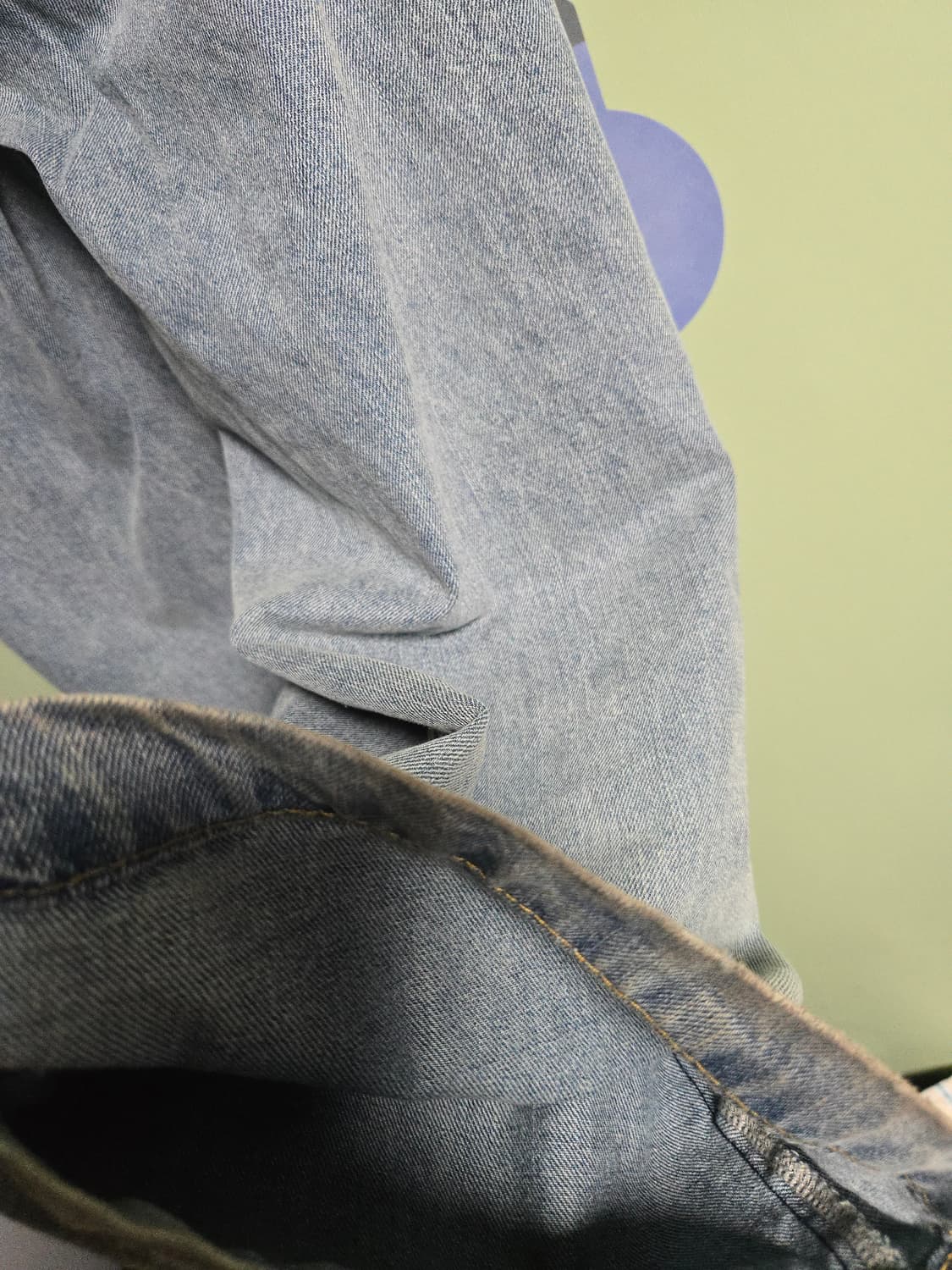 OY 오와이 LASER WIDE VOLUME PANTS - BLUE
 M 상품이미지5