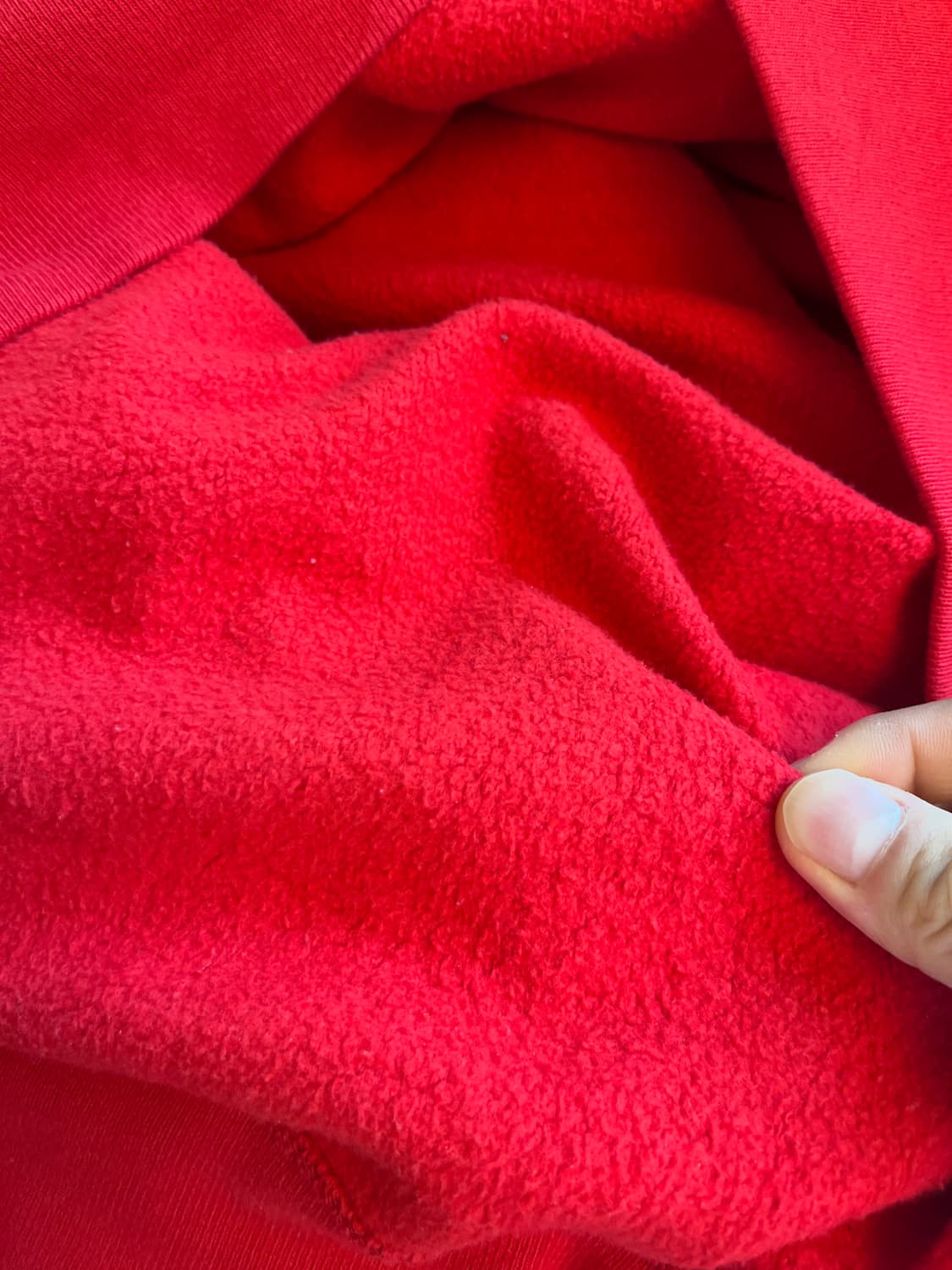 챔피온 리버스 위브 후드티 레드 XL 상품이미지5