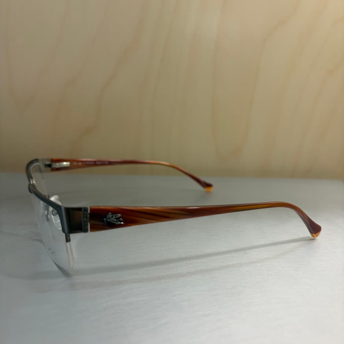 에트로(ETRO) VE 9634N COL. 0I29 하프림 반무테 안경 상품이미지3