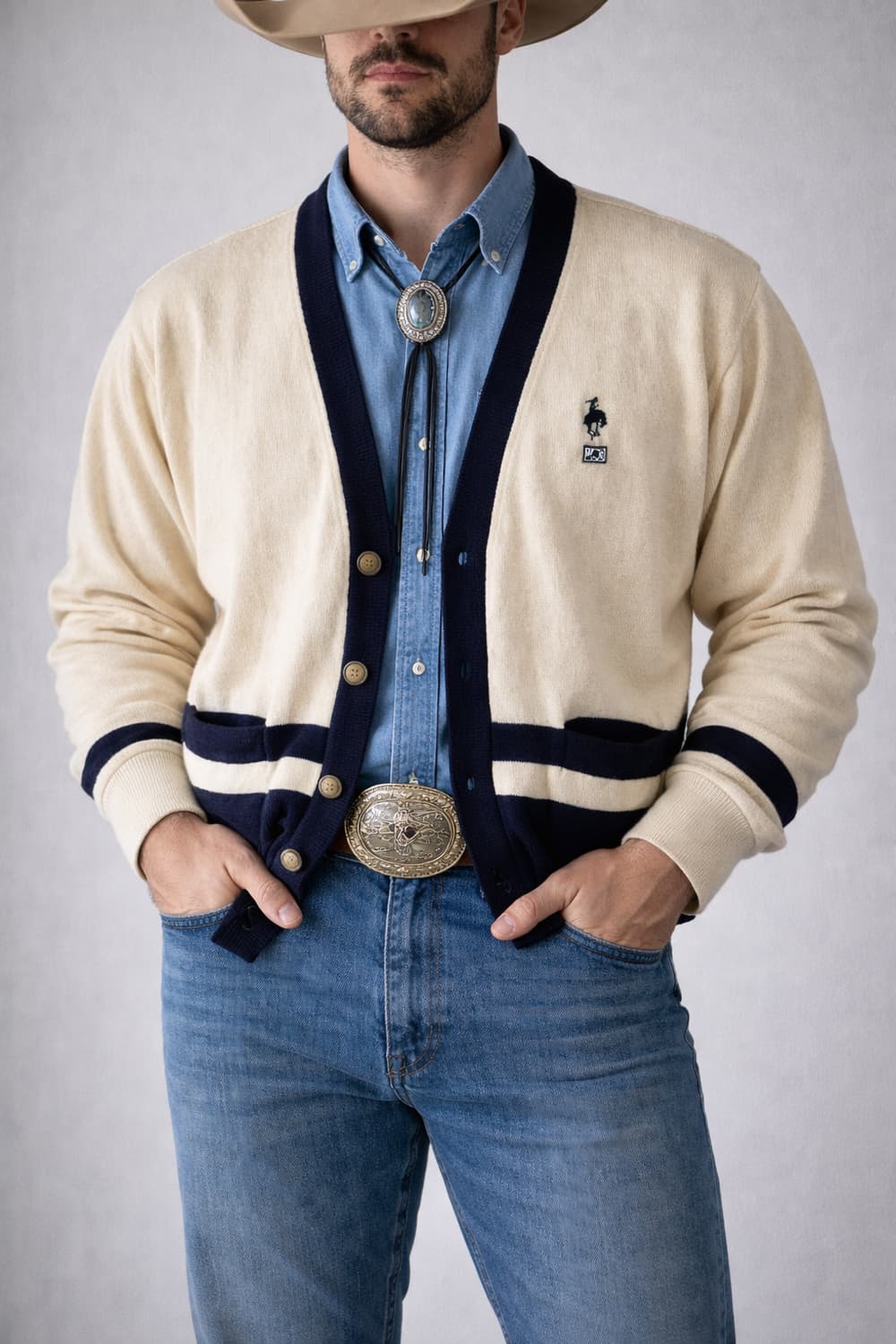 90s 빈티지 lee 울 가디건 상품이미지1