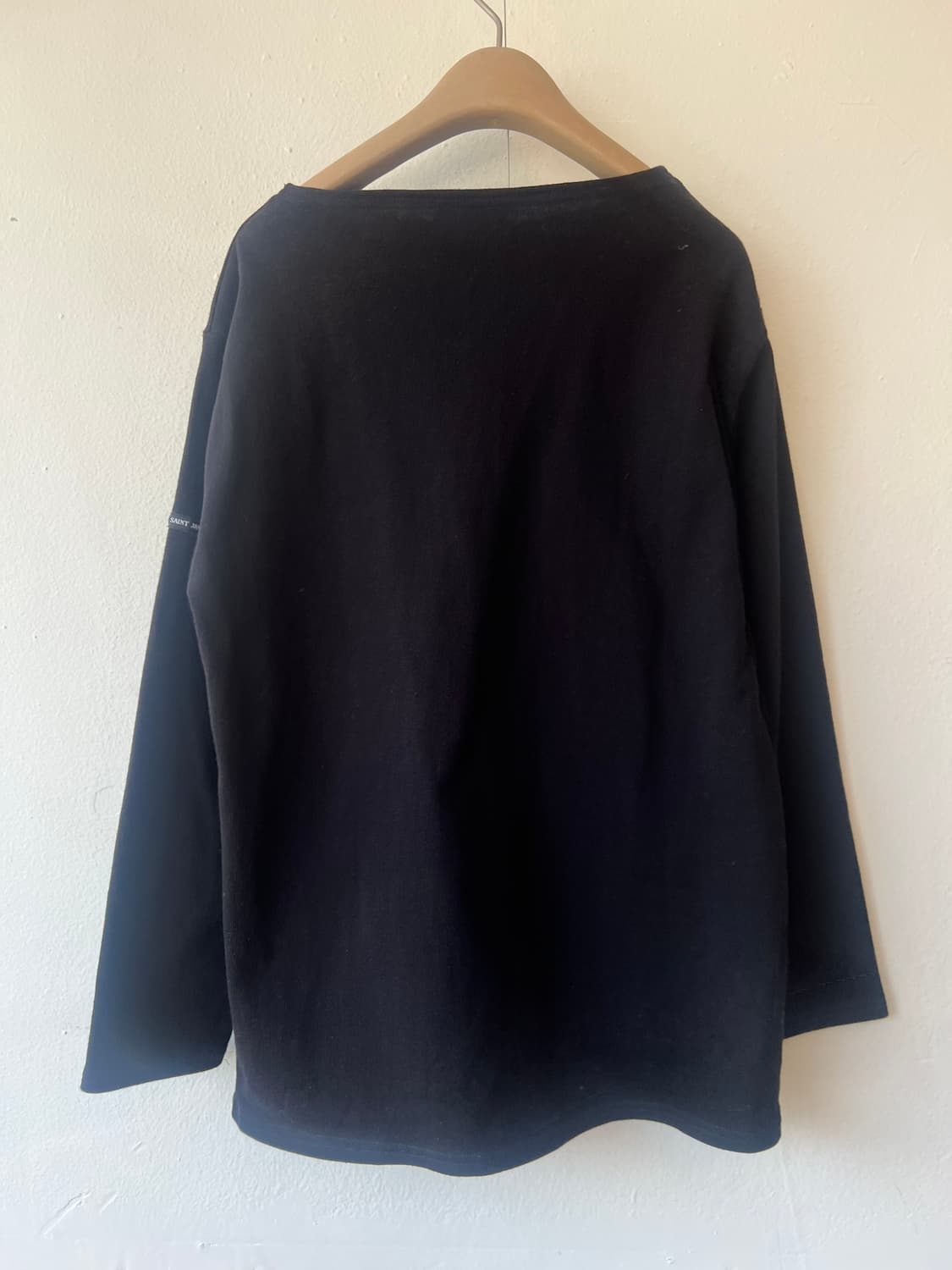 SAINT JAMES 세인트제임스 여성 블랙 보더티셔츠 상품이미지3