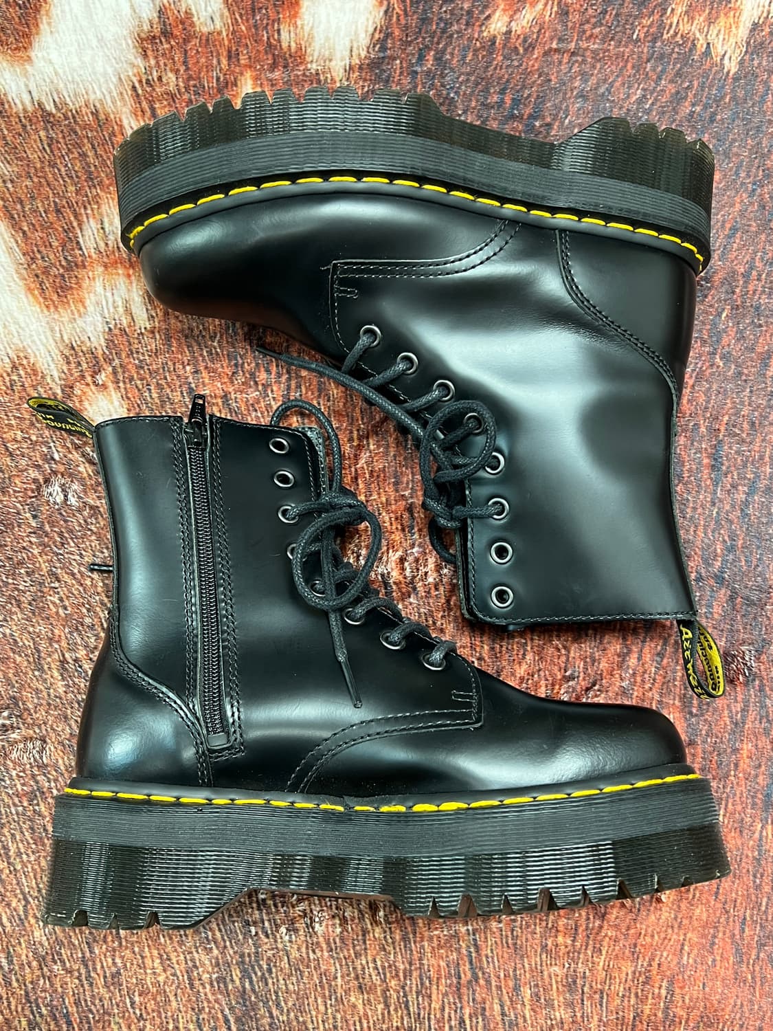 [240] 닥터마틴 제이든 플랫폼 워커 스무스 블랙 상품이미지3