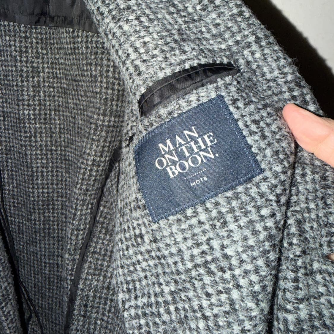 맨온더분 남성 모 혼방 캐주얼 자켓 54 (남성 100-슬림 105) 상품이미지10