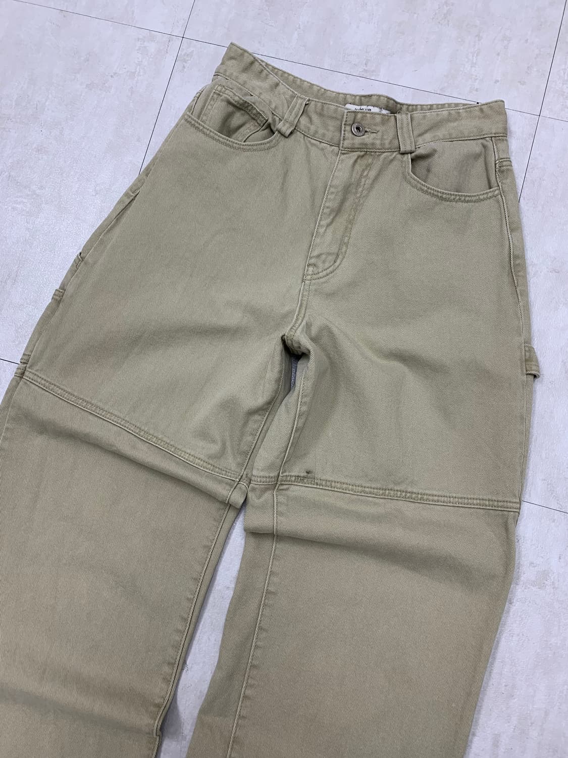 Kiimuir 베이지 더블니 카펜터 팬츠 #533 상품이미지2