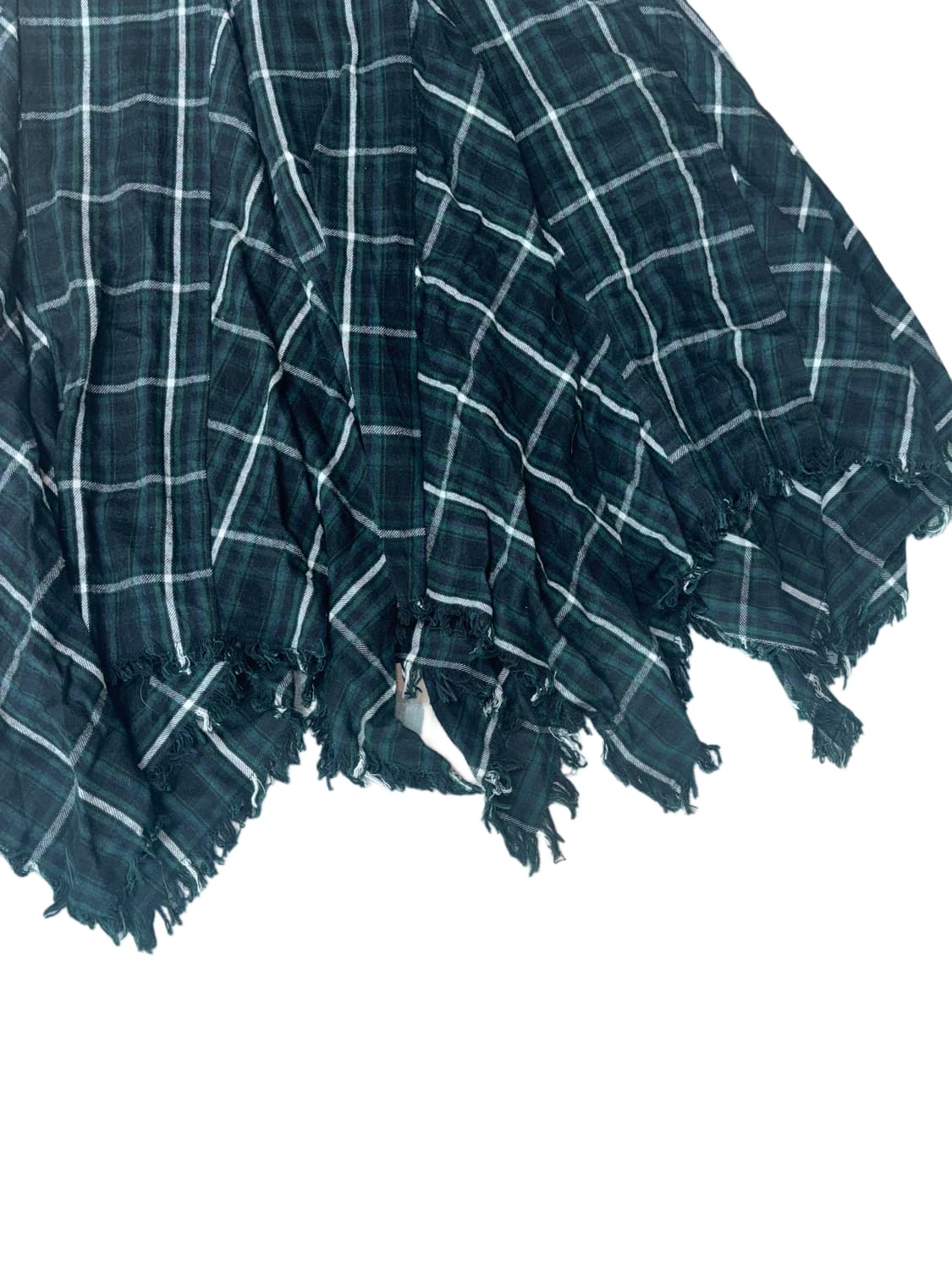 언발란스 그런지 체크 스커트 상품이미지2