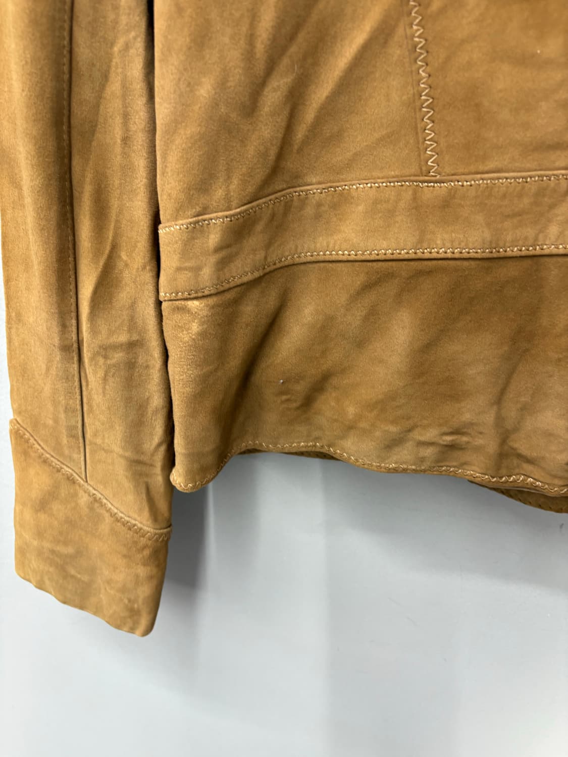 게스 스웨이드 노카라 자켓 A2897 상품이미지6