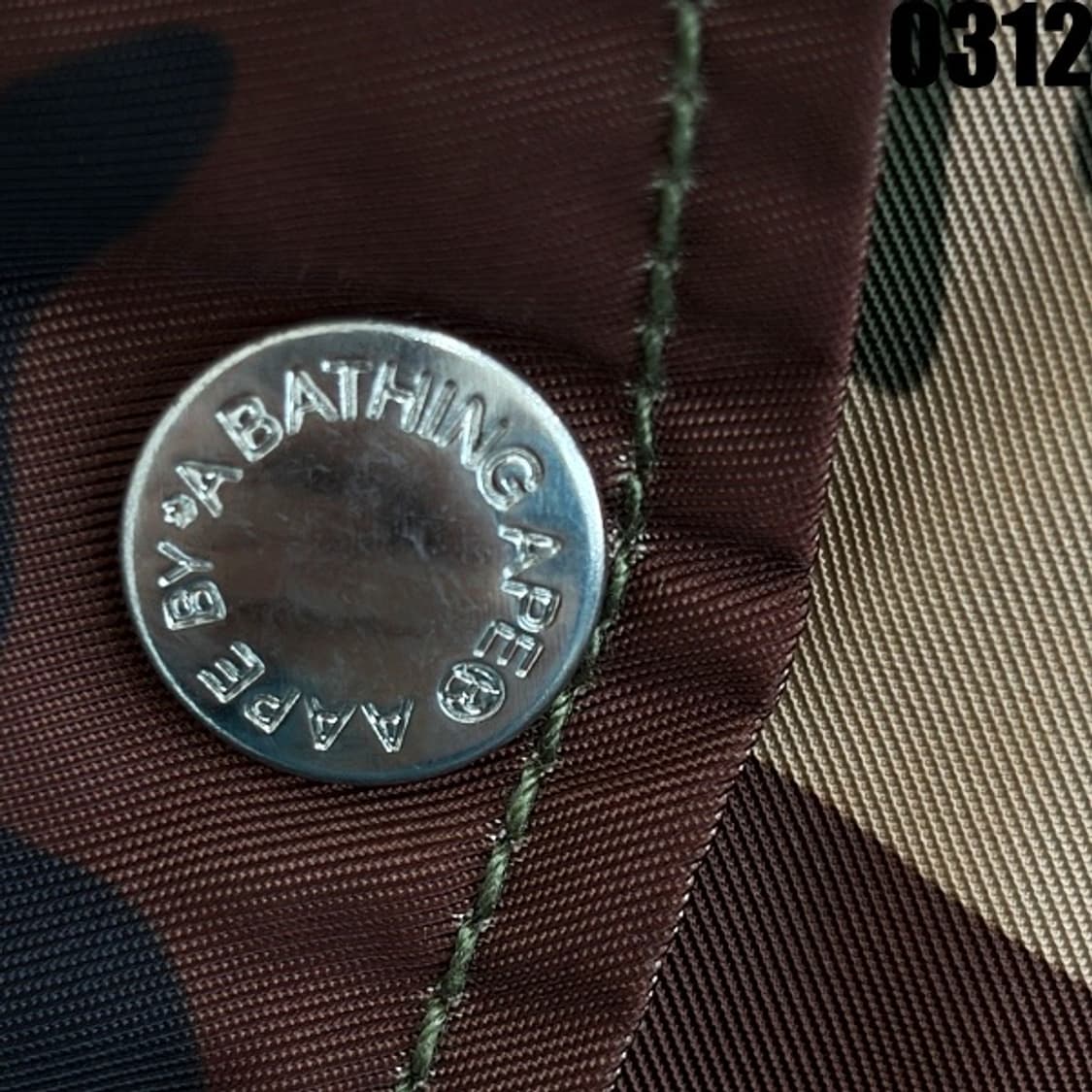 에이프 카모플라주 MA-1 스타일 자켓 XXL 0312 상품이미지3