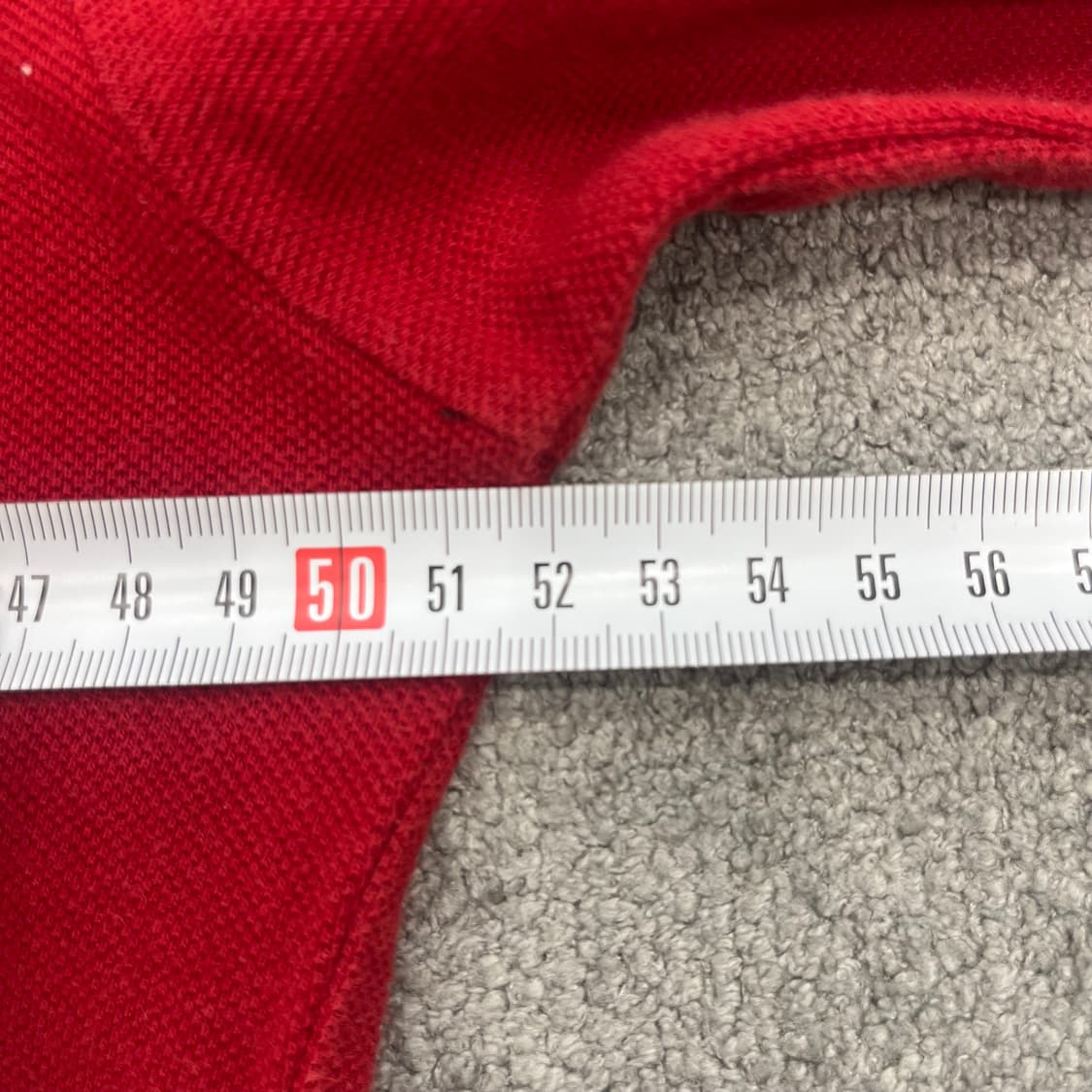 M 폴로 랄프로렌 레드 긴팔 카라티 상품이미지7