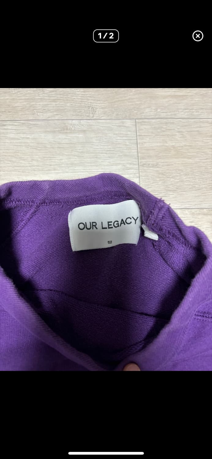 아워레가시 퍼펙트 맨투맨 퍼플 스웻셔츠 혁오 아이유 52 상품이미지2