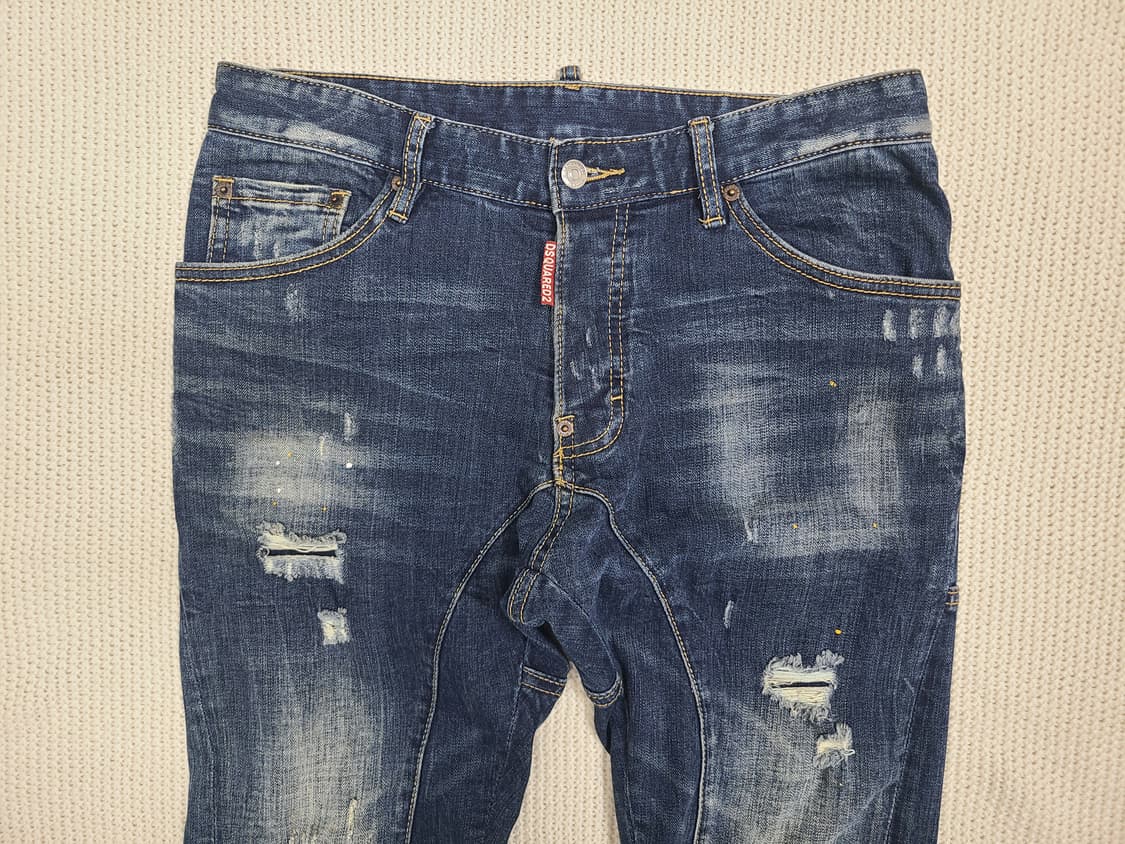 DSQUARED2 진청 디스트로이드 데님 팬츠 상품이미지2