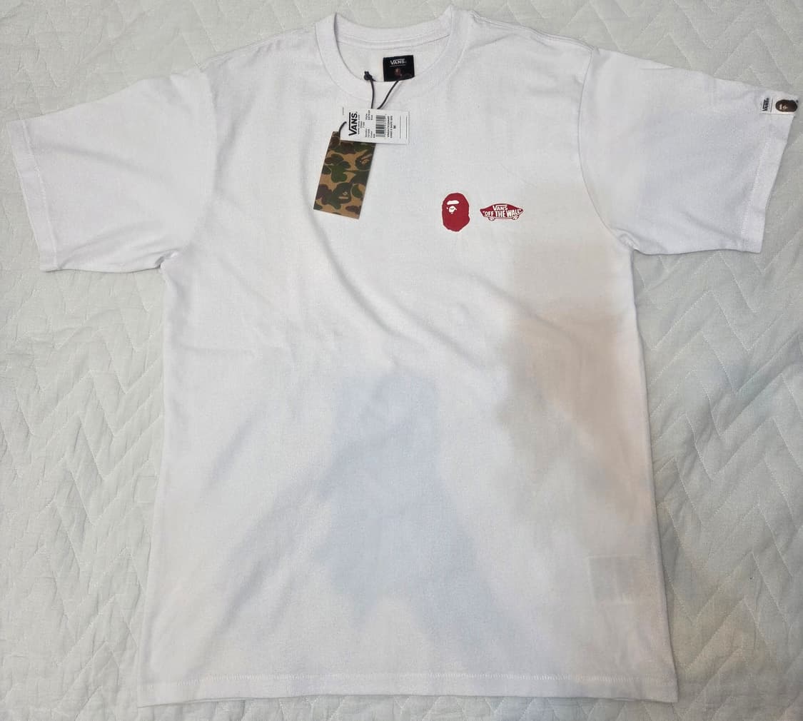 [새상품] 베이프X반스 콜라보 티셔츠M 상품이미지2