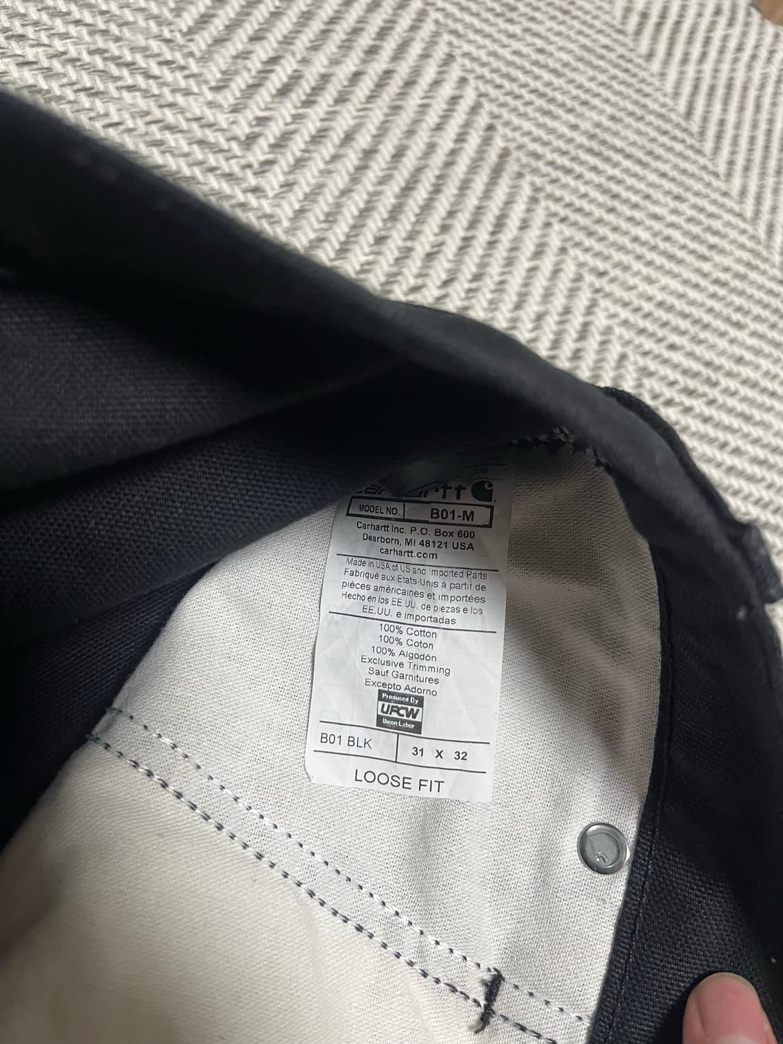 칼하트 더블니 31*32 상품이미지4