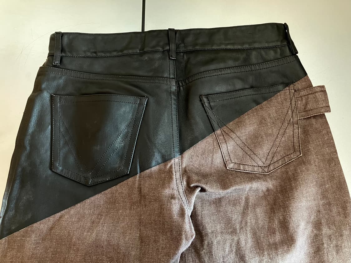 보테가 베네타 레더 믹스 진 상품이미지5