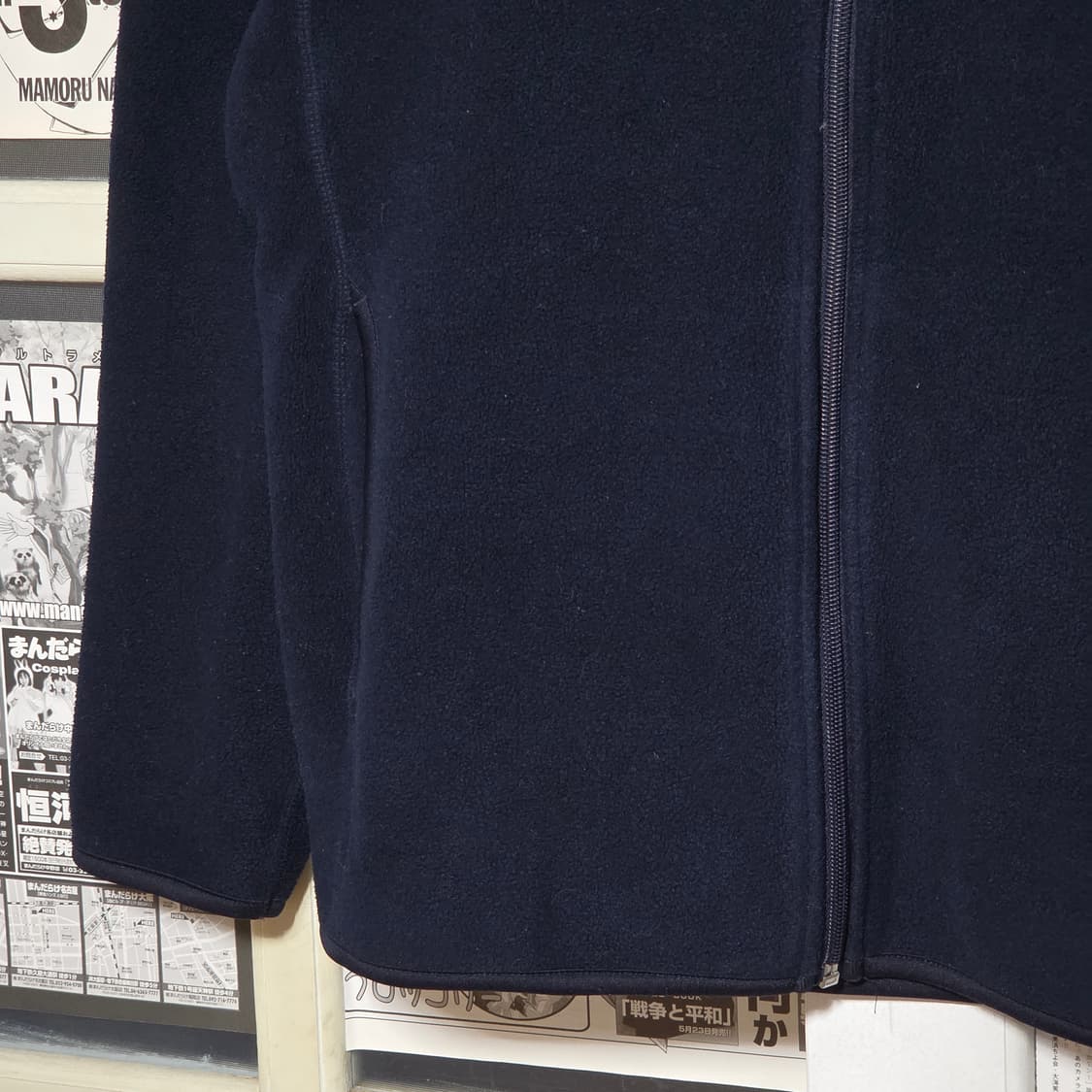 디키즈 네이비 후리스 집업 상품이미지4