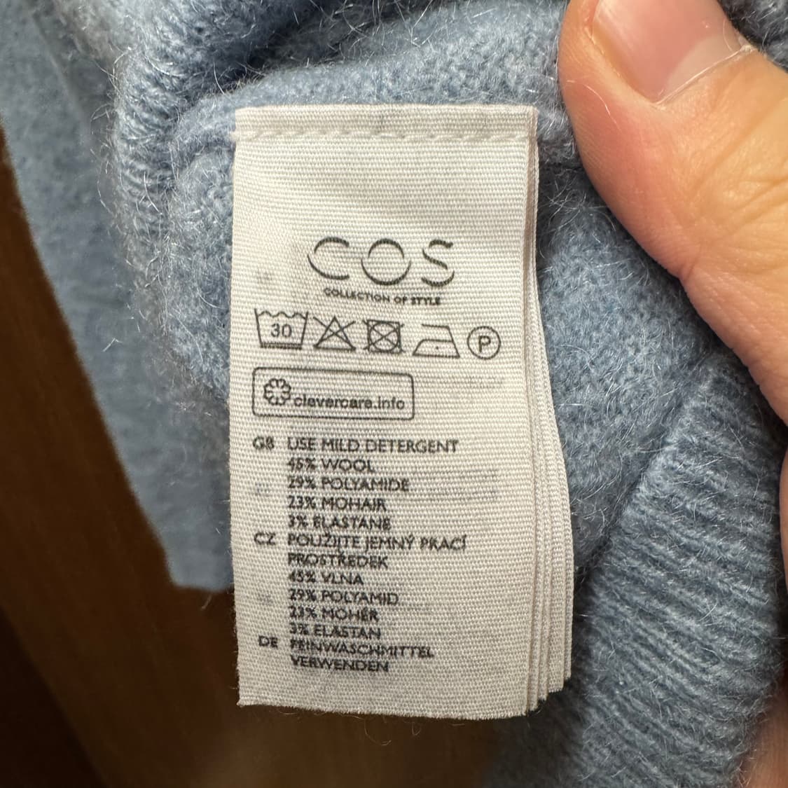 코스 cos 뒷꼬임 니트 상품이미지3