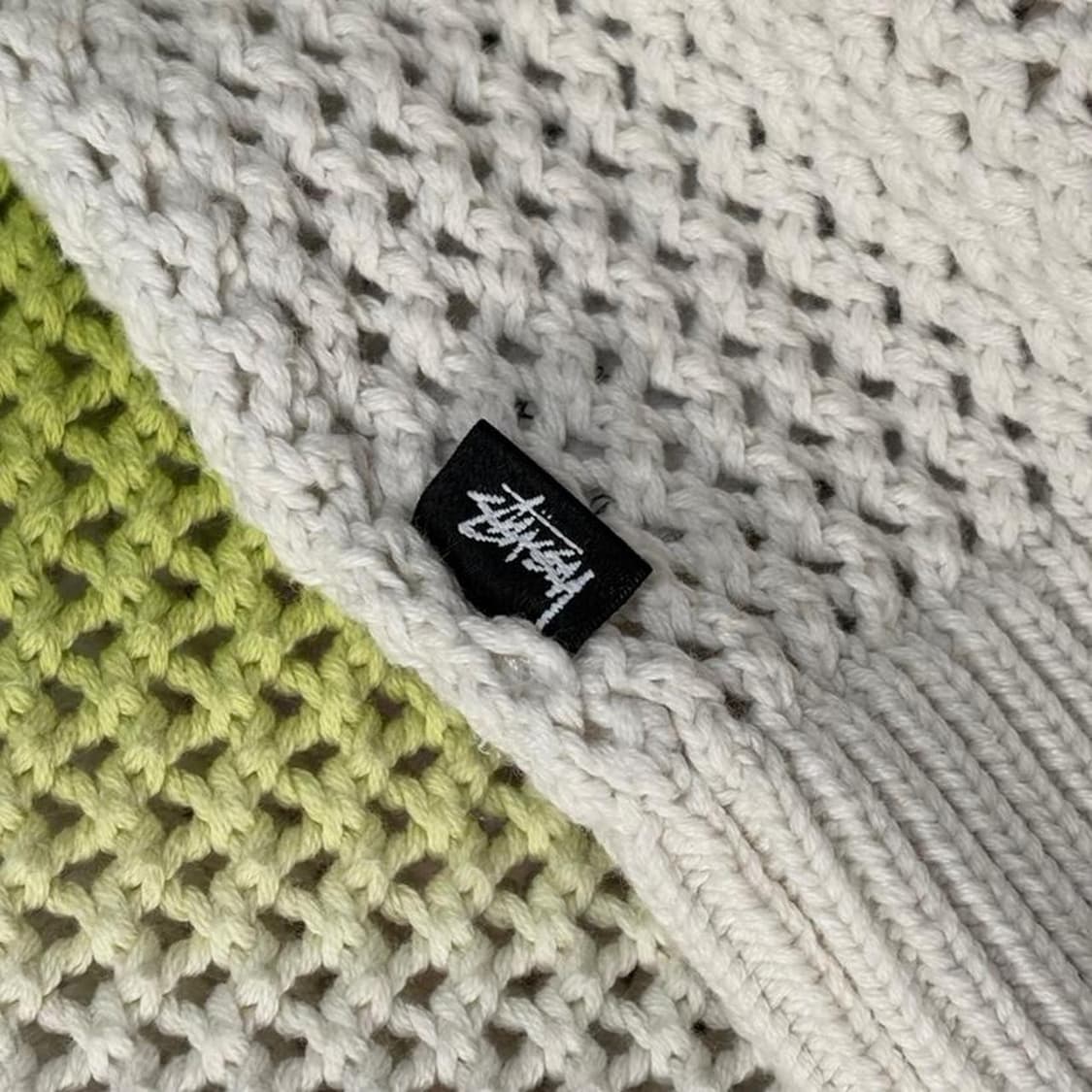 스투시 피그먼트 다이드 루즈 게이지 스웨터 브라이트 그린 상품이미지3