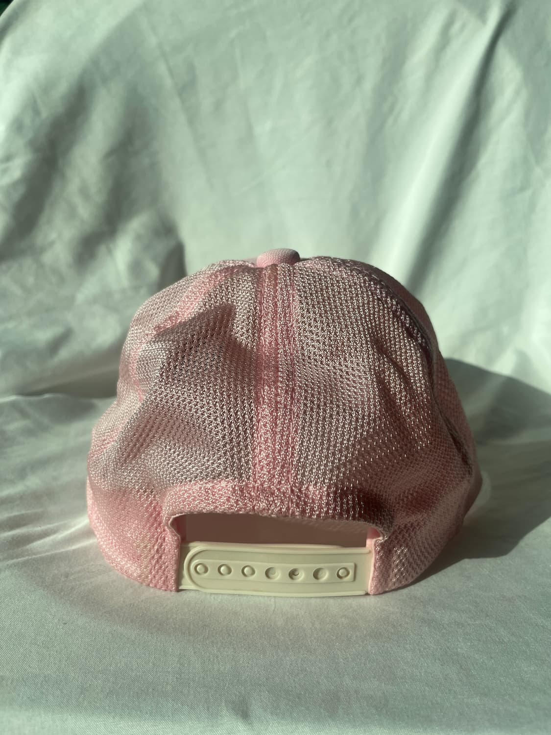 히스테릭 글래머 퍽베어 딸기우유 색 메쉬 캡 스냅백 모자 상품이미지7