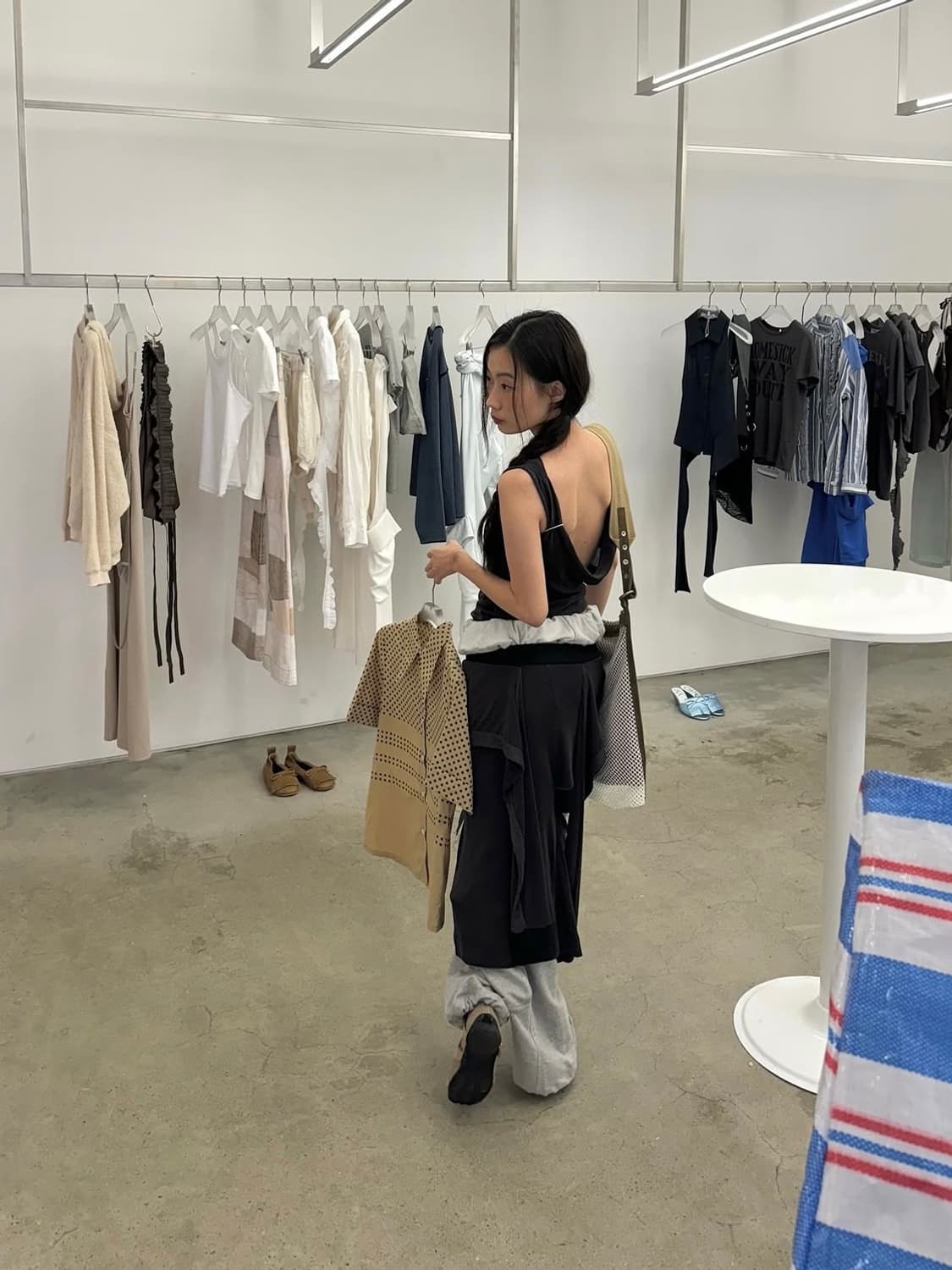 Open yy PANEL CUTOUT SKIRT 오픈와이와이 스커트 상품이미지3