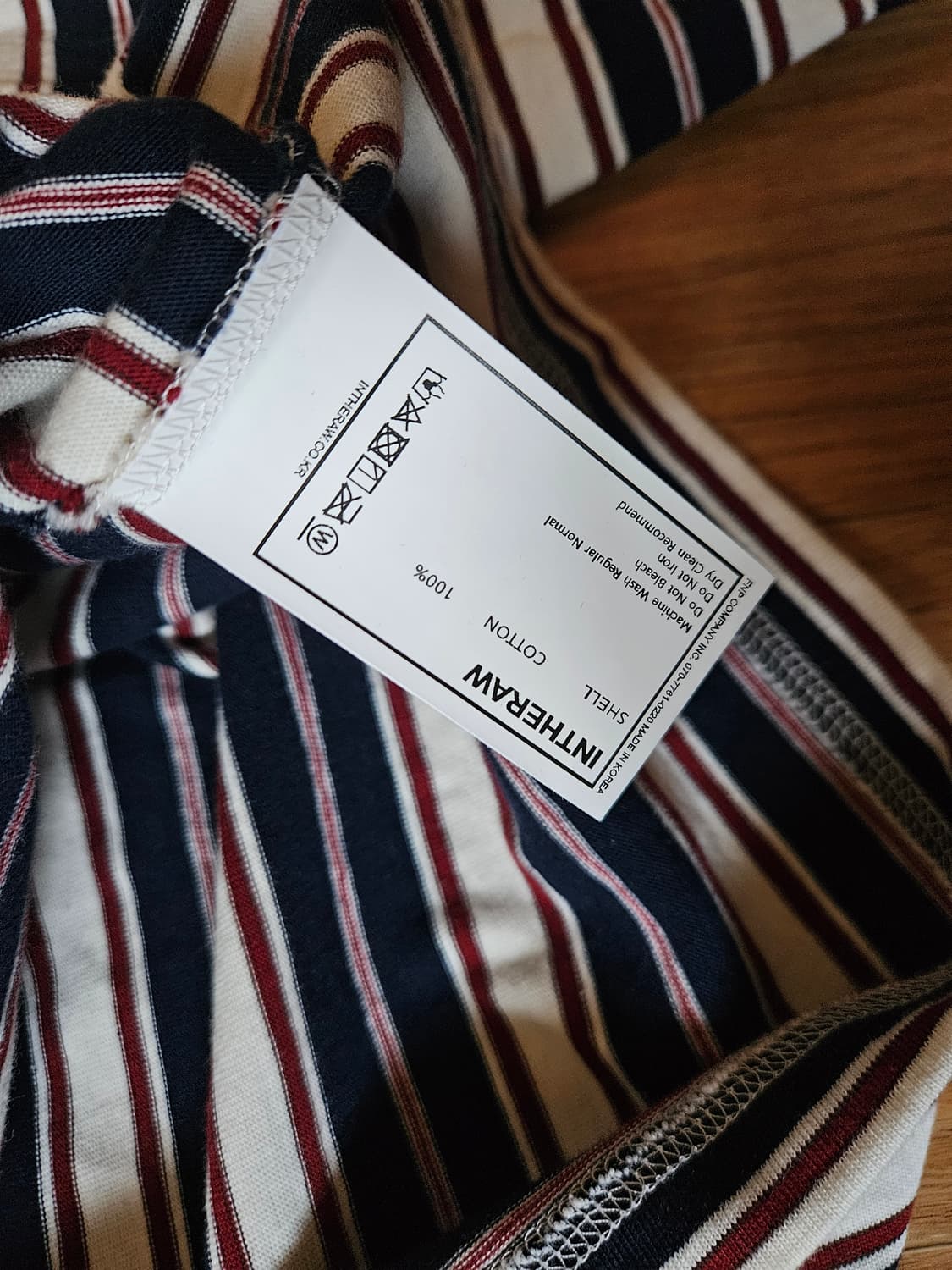 인더로우 스트라이프 롱슬리브 상품이미지3